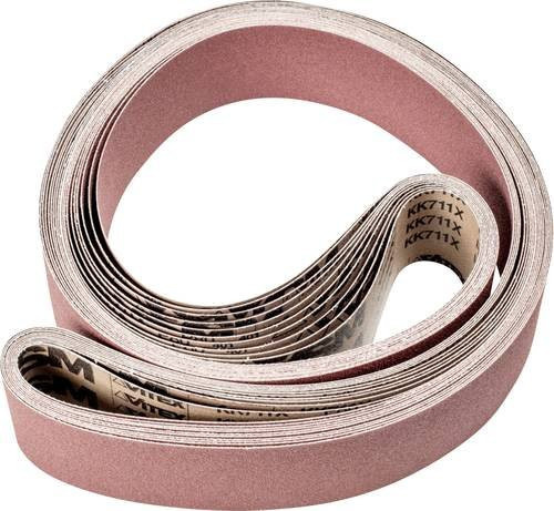 PFERD Korund Schleifband für Bandschleifer, Körnung 80, Farbe Braun, 10 Stück, Breite: 7,5 cm, Länge: 250 cm - Bild 1