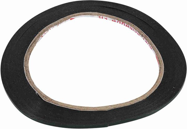 Meterk Doppelseitiges Schaumstoffband, Schwarz, Breite: 2 mm, Länge: 10 m - Bild 1