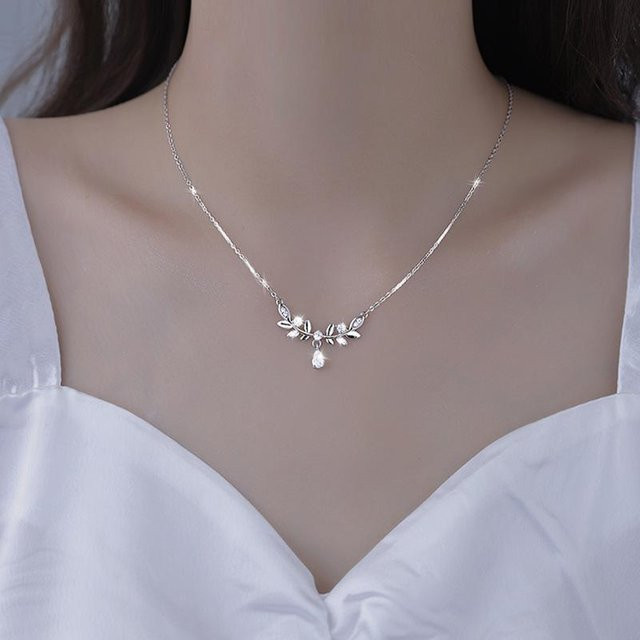 Lucky Star Jewelry Halskette, 925 Silber, Zirkonia, Damen - Bild 1