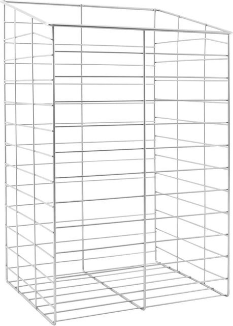 Vauth-Sagel Allzweckkorb Schräg Quermaschig in Silber aus Stahldraht B: 27,5 cm, H: 45,0 cm, T: 26,0 cm - Bild 1
