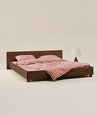 Jotex ALLERUM Bettrahmen aus Massivholz Kiefer in Braun, B/T/H: 160 x 200 x 205 cm - Bild 1