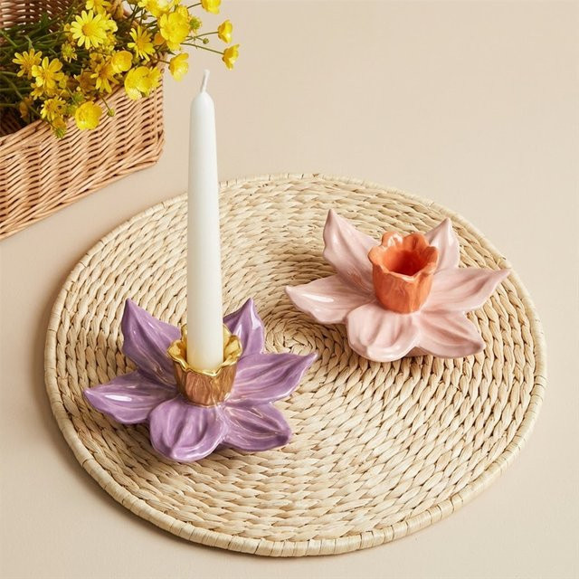 GBhouse Nicole Graceful Daffodil Silikonform für DIY Kerzenhalter aus Beton, Gips oder Jesmonite - Bild 1