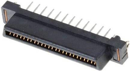 Molex Buchsengehäuse-Platine Schwarz, Polzahl: 50, Rastermaß: 1.27mm - Bild 1