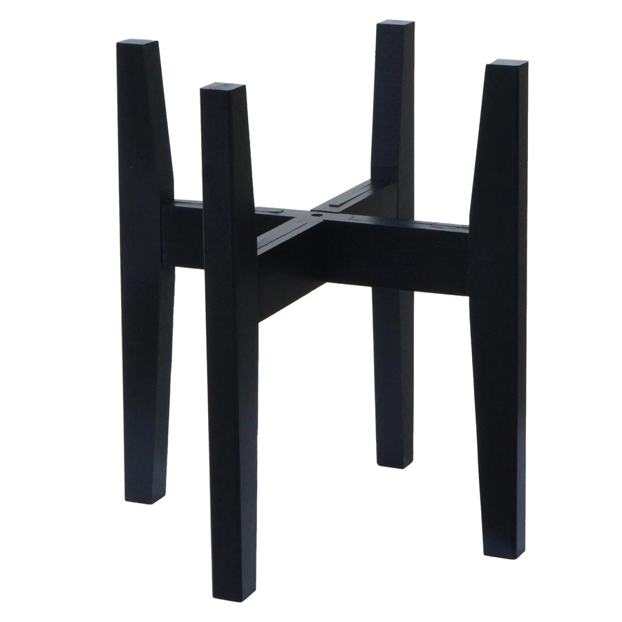 MCW Bambus Pflanzenständer Q31 verstellbar, Schwarz, B/T/H: 30 x 27 x 30,5 cm - Bild 2