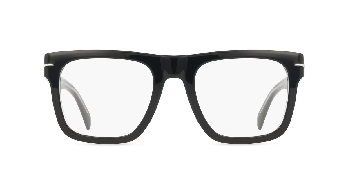 David Beckham DB 7020/FLAT Korrektionsbrille, Vollrand, Quadratisch, Acetat, Herren, Schwarz - Bild 1
