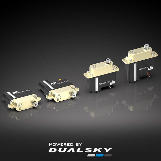 Dualsky Ultradünnes Digitalservo T8&T8F T8P&T8FP F5J Light eRes F5k F3k, Schwarz - Bild 1