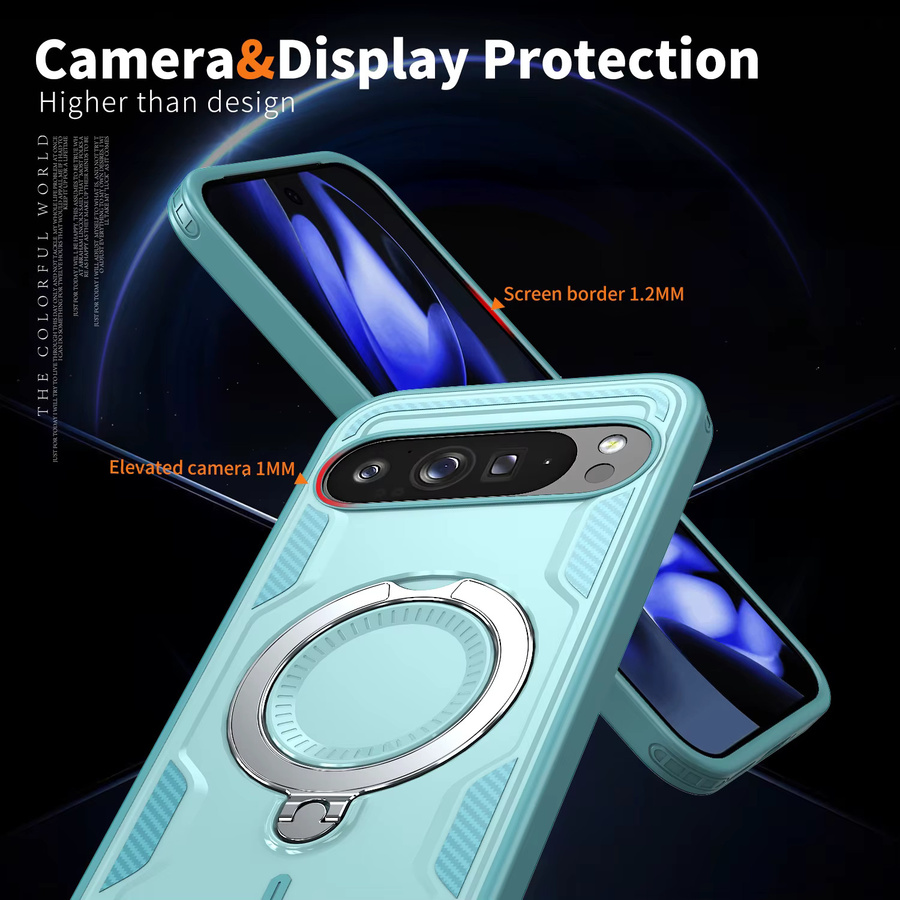 Robuste MagSafe Schutzhülle für Google Pixel 10, 9 Pro XL, 10A und 9A in Lila – Militärische Stoßfestigkeit mit magnetischer kabelloser Ladefunktion - Bild 5