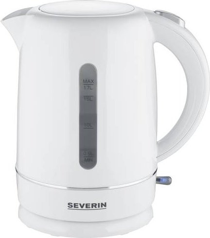 Severin Wasserkocher WK 4325 schnurlos in Weiß mit 1,7 l Fassungsvermögen - Bild 1