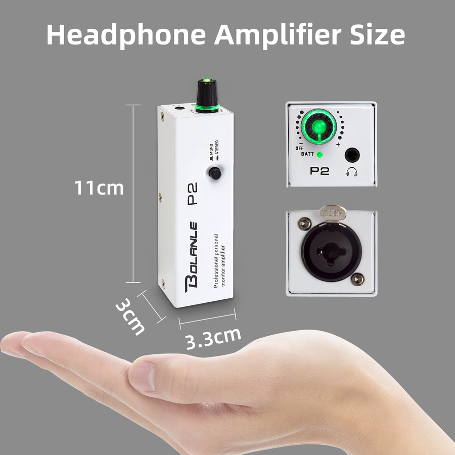 Bolanle P2 IEM Ultrakompakter persönlicher In-Ear-Monitorverstärker - Bild 4