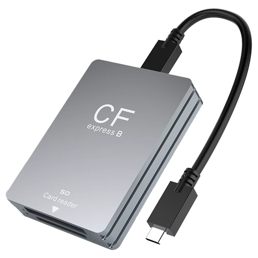 ALLOET 2-in-1 CFexpress Typ B und SD-Kartenleser mit USB 3.2 10Gbps Dual-Slot Unterstützung für Android, Windows und macOS via USB-C - Bild 3