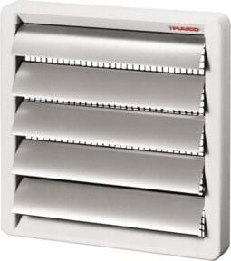 Maico Verschlussklappe AS 30 Grille in Weiß und Silber aus Kunststoff - Bild 1