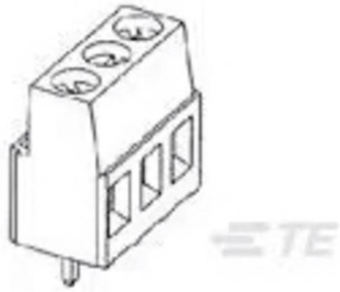TE Connectivity Klemmenblock 796681-9 mit 9 Polen - Bild 1