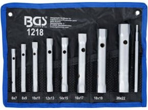 BGS Rohrsteckschlüsselsatz 9-teilig in Silber - Bild 1