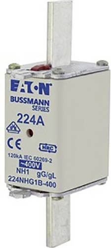 Eaton NH-Sicherung 224NHG1B-400 Sicherungsgröße 1, 224A, 400V, 3er-Set, Silber - Bild 1