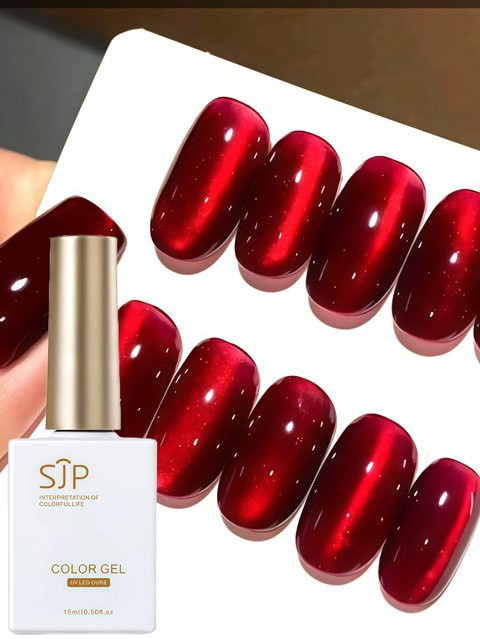 SJP Cat Eye Gel-Nagellack, 15 ml, Glänzend - Bild 1