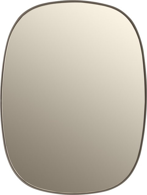 Muuto Framed Spiegel in Beige aus Metall und Glas für die Wandgestaltung - Bild 1