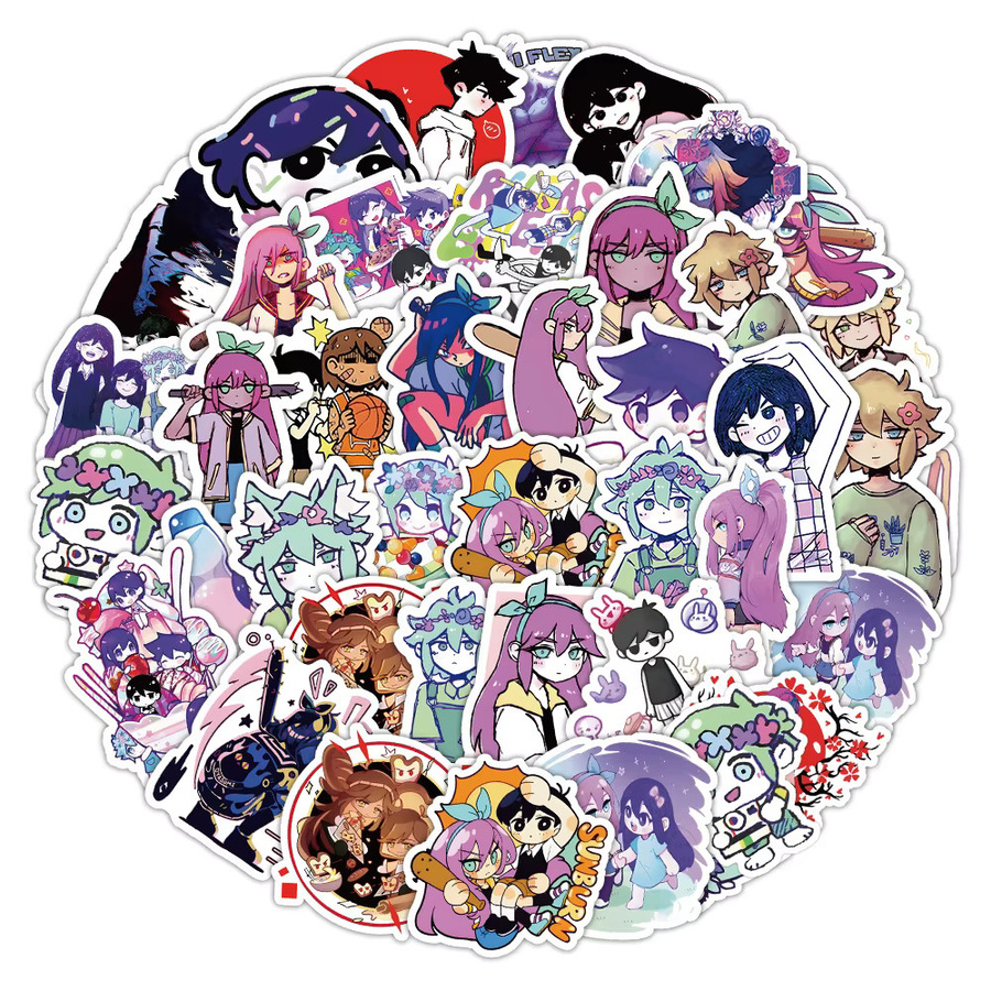 Charile Omori Anime Aufkleber, Cartoon Decal, wasserdicht, 10/30/50 stücke - Bild 2