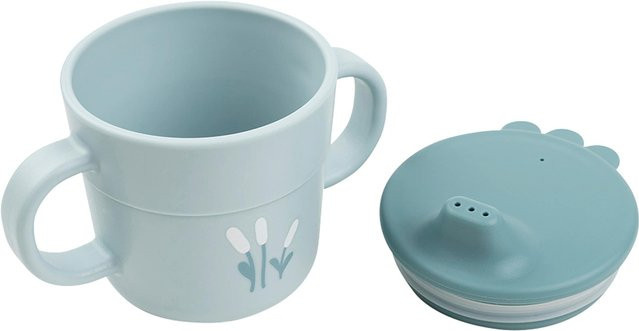 Done By Deer Foodie Geschirr-Set 3-tlg. aus Melamin in Blau für Babys, mikrowellen- und spülmaschinenfest - Bild 1