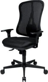 Topstar Drehstuhl Head Point SY in Schwarz mit Kopfstütze und Netzrückenlehne - Bild 1