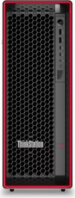 Lenovo ThinkStation P5 Gen 2 Workstation mit Intel Xeon Prozessor, 32GB RAM, 1TB SSD und Windows 11 Pro in Schwarz und Rot - Bild 1