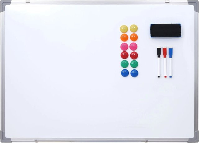 PROREGAL Whiteboard Weiß mit Zubehör, B/H: 45 x 60 cm, Tiefe: 2 cm - Bild 1