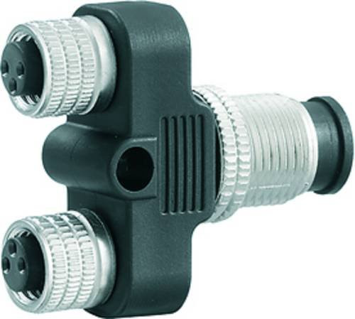 Weidmüller Sensor-Aktor-Verteiler und Adapter M8 in Y-Form, 4-polig, Schwarz - Bild 1