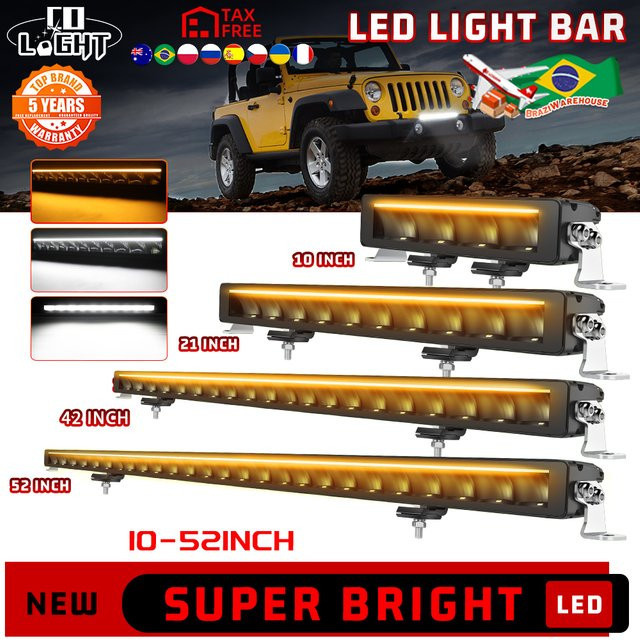 CO LIGHT Offroad LED Stoßstangen-Lichtleiste mit DRL, 42 Zoll, Schwarz - Bild 1