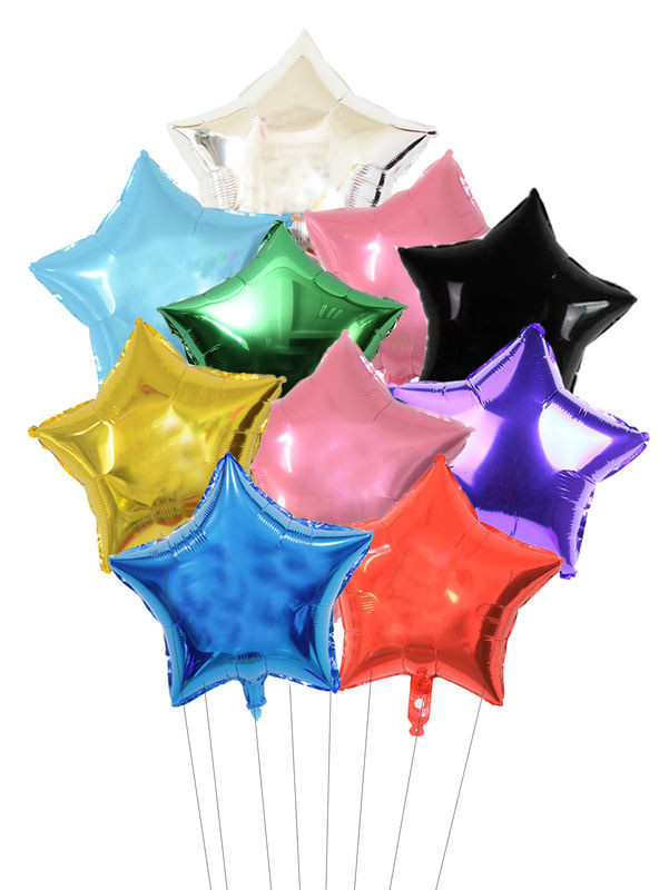 EACH PARTY Set mit 10 transparenten Latex Ballons mit schwarz-weiß gestreiftem Konfetti für Geburtstag und Racing Club Dekoration, Durchmesser: 45,72 cm - Bild 1