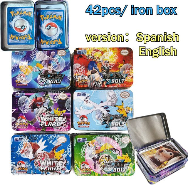Bandai Pokémon Black Bolt White Flare Mega Evolution, 42-teiliges Set, multilingual - Bild 1