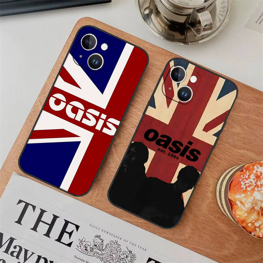 Hot-O-Oasis-Band Handyhülle für iPhone 15 14 13 12 11 Pro Max Xr Xs Shell Cover Case in Schwarz - Bild 3