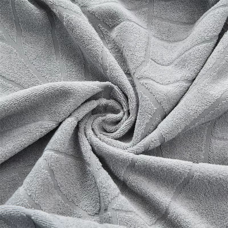 WANERQU Jacquard Stuhlbezug ohne Armlehnen in Grau mit floralem Muster, wasserabweisend und rutschfest - Bild 2