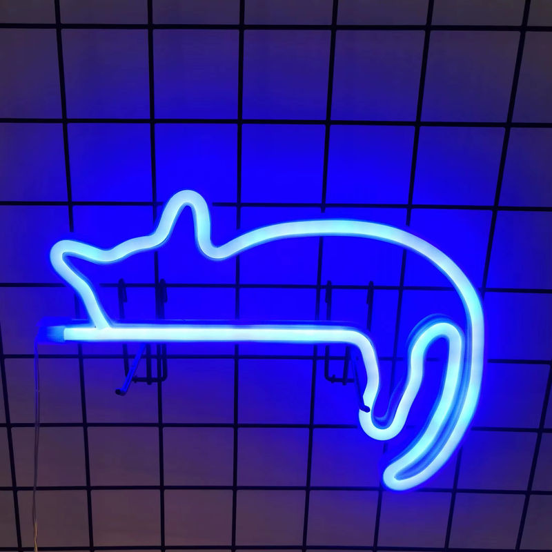 Phantasy Star LED Wanddekoration Katzen-Neonlicht in Weiß für Schlafzimmer und Wohnzimmer - Bild 3