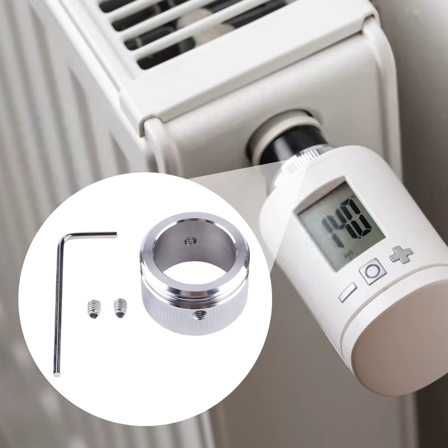 APWIKOGER Heizventil-Adapter aus Edelstahl 304 für Thermostatköpfe mit Streifen und Ra-Ventile - Bild 3