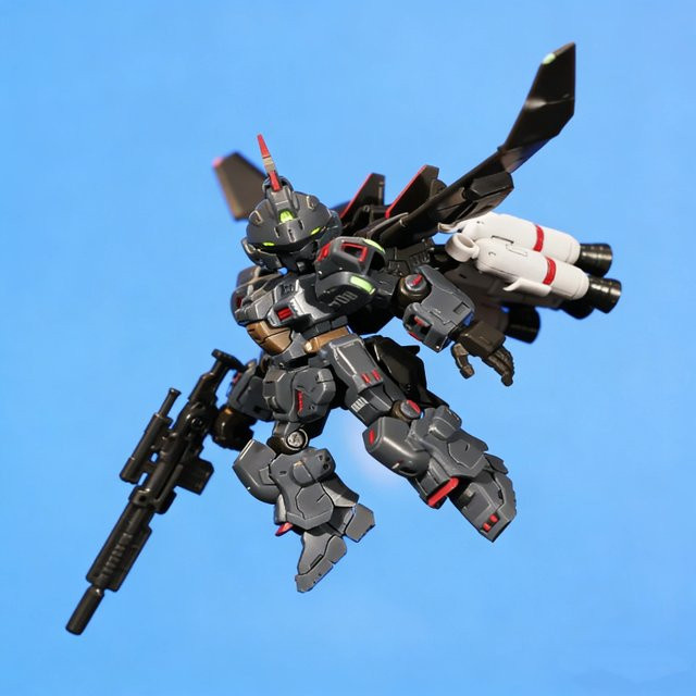 Bandai Canned Squad Unit V2 Q-Version Mecha Roaring Hound, Plastik-Bausatz, Actionfigur - Bild 1