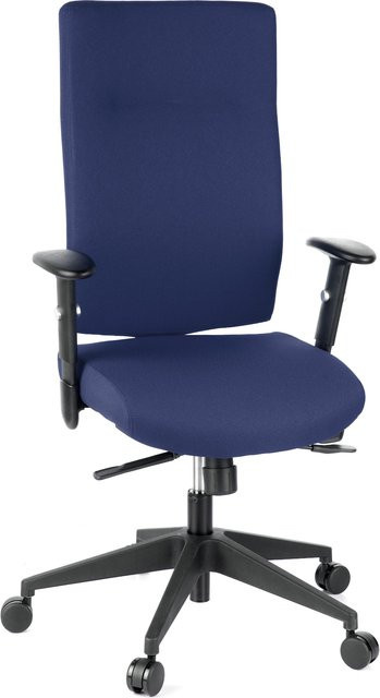 hjh OFFICE Profi Bürostuhl PRO-TEC 300 mit Armlehnen und höhenverstellbarer Sitzfläche aus Stoff - Bild 1