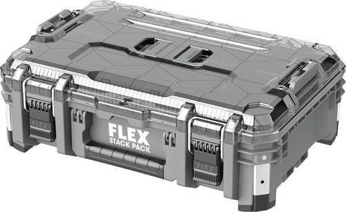 Flex TKL SP DO 533242 Werkzeugkoffer unbestückt, grau und transparent, stapelbar, B/T/H: 33,3 x 50,0 x 14,0 cm - Bild 1