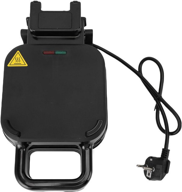 Aimo Waffelautomat mit 800W Leistung und Antihaftbeschichtung in Schwarz - Bild 1