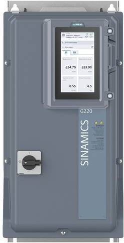 Siemens Frequenzumrichter 6SL4113-0KP18-2BF0 in Grau - Bild 1