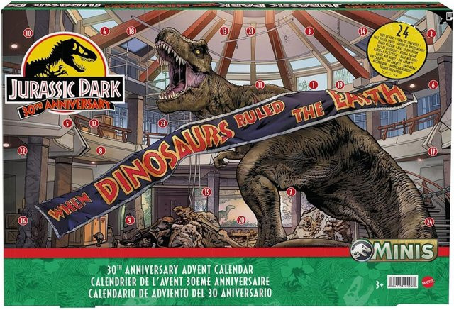 Mattel Jurassic World Adventskalender, Dinosaurier, ab 3 Jahre - Bild 1