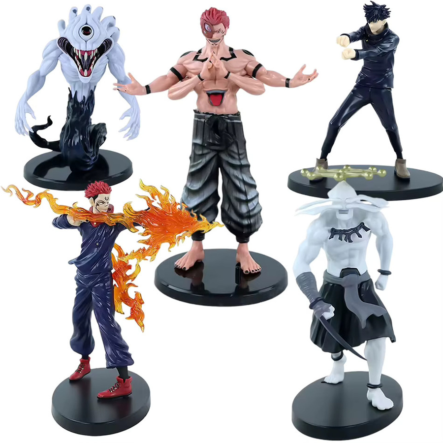 Bandai Jujutsu Kaisen Itadori Yuji Actionfiguren, 5-teiliges Set - Bild 4