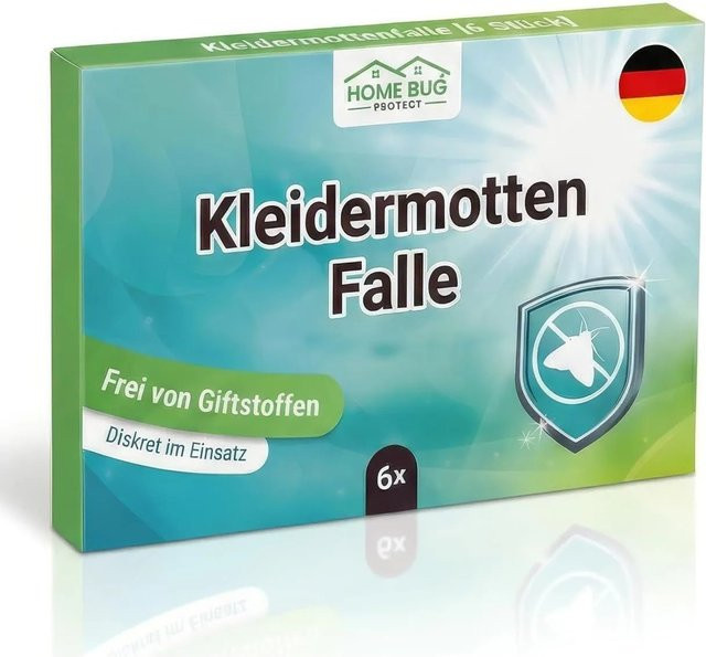 HomeBugProtect Kleidermottenfalle, 6 Stück, multicolour - Bild 1