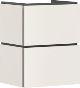 Hansgrohe Waschtischunterschrank Xilesa E in Weiß, Wandmontage, Matt, Breite: 48 cm, Tiefe: 38 cm - Bild 1