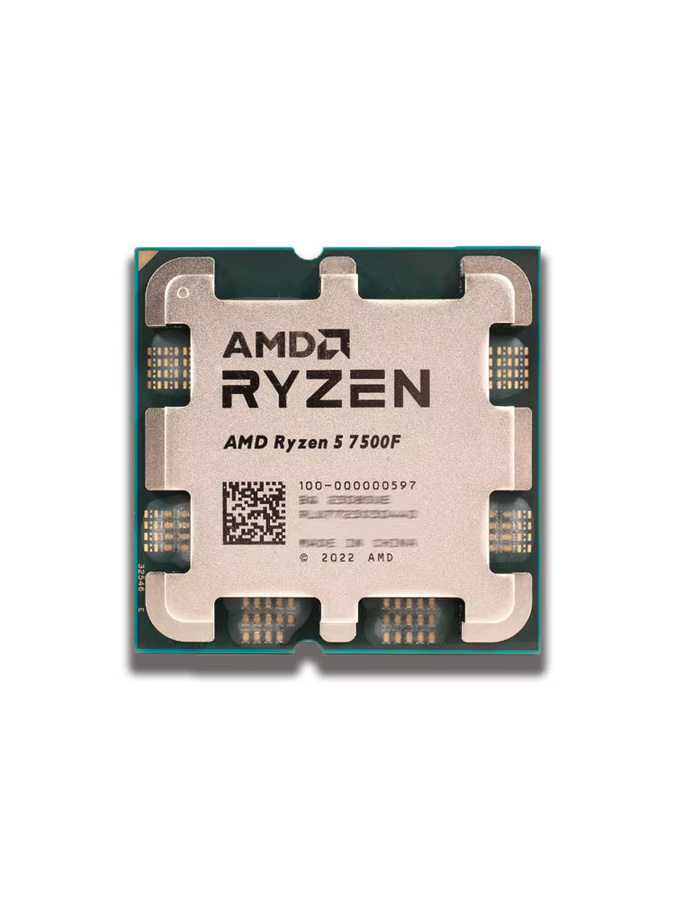 AMD Ryzen 5 7500F CPU-Prozessor, 6-Kern, 12-Thread, Sockel AM5, gebraucht, Silber - Bild 4