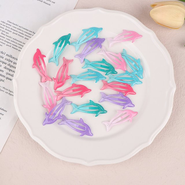 Velishy Haarspangen Delfin, bunt, Glitzer, Kinder, Mädchen, Frauen - Bild 1