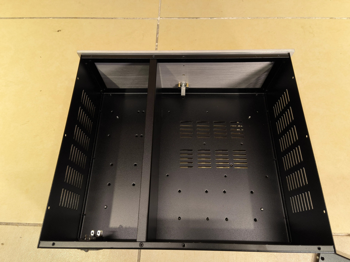 SENGTERBELLE POA-220 Phono Verstärker DIY Chassis aus Aluminium und Eisen mit Abschirmung in Silber - Bild 2