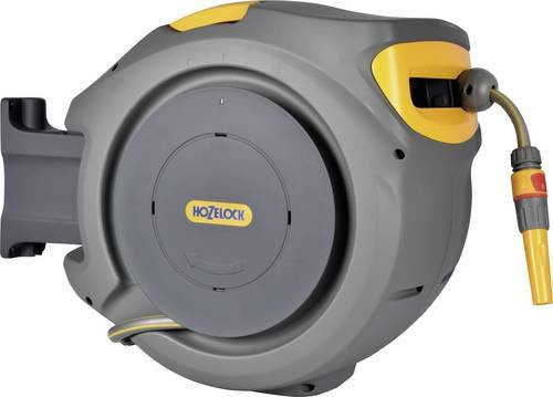 Hozelock Auto Reel 2403 0000 Automatischer Gartenschlauchaufroller mit 30 m Schlauch in Grau und Gelb - Bild 1