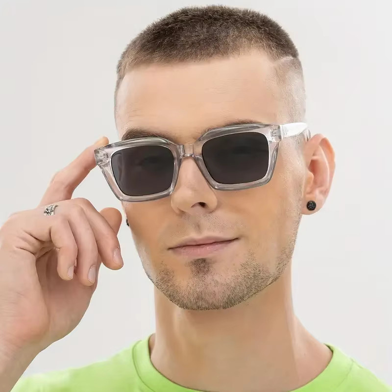 FEYE Sonnenbrille, Herren, Vollrand, square, transparent, Kunststoff - Bild 2