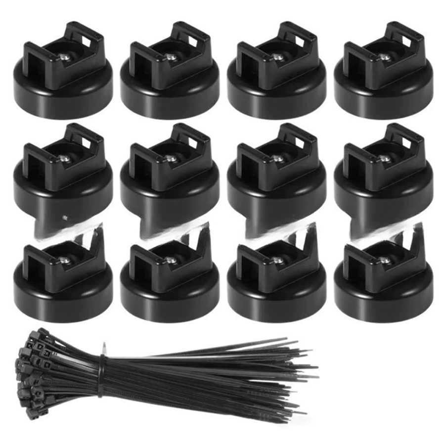 Magnetische Kabelbinder Set zur Kabelorganisation in Schwarz für dein Kabelmanagement - Bild 4