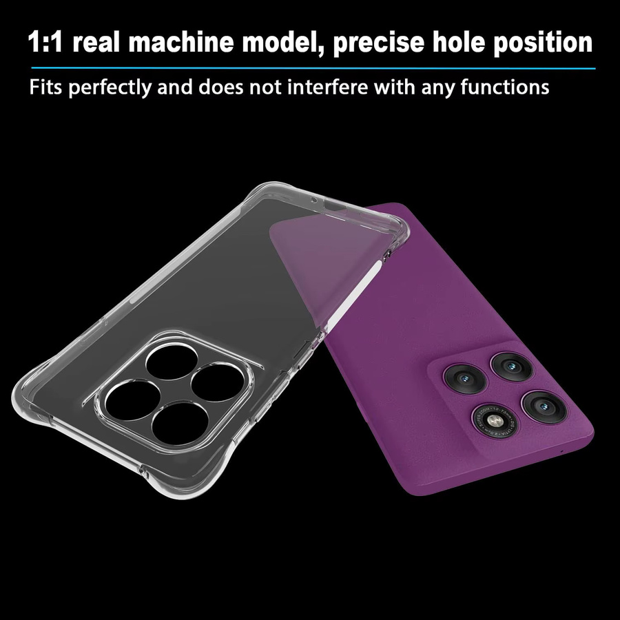 Transparente stoßfeste TPU-Handyhülle für Motorola Moto Edge 60, Moto Edge 60 Pro, Moto Edge 60 Fusion und Moto Edge 50 - Bild 4