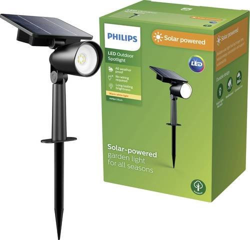 Philips Ashlyn Solar-Außenstandleuchte LED Schwarz - Bild 1
